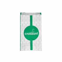 Sachet croissants kraft vert série AURIOS 14 x 7 x 25 cm (n°104) - par 1000