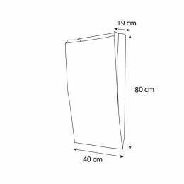 Sac papier kraft brun pour regroupement de pains 40 x 19 x 80 cm - par 100