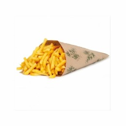 Sachet cône en kraft feel green 34 x 24 cm - par 250