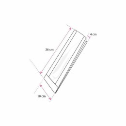 Sac sandwich kraft brun avec fenêtre PLA 10 x 4 x 36 cm - par 1000