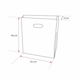 Sac galette ingraissable 35 x 3 x 40 cm - par 100