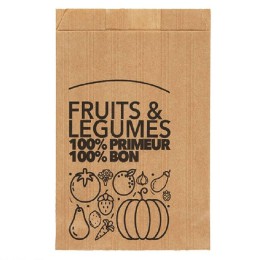 Sac papier kraft Fruits & Légumes - Pack Vert Emballage