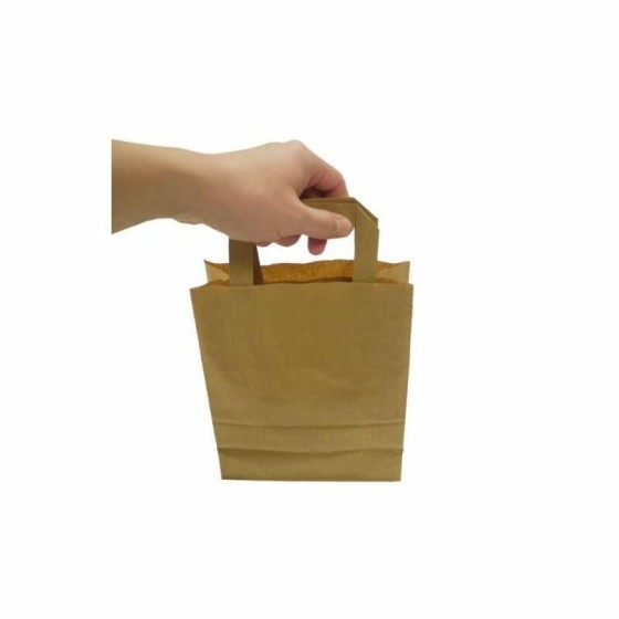 Sac kraft poignée plate : le sac d'emballage parfait pour vos clients