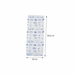 Grande pochette papier poissonnerie avec fermeture adhésive 66,6 x 28 cm - par 250