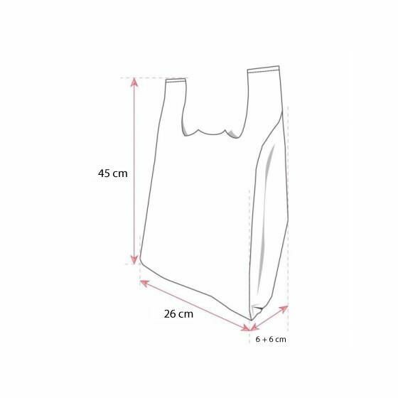 Bretelles 50 microns 210/60 x400 mm-Colis de1000 sacs