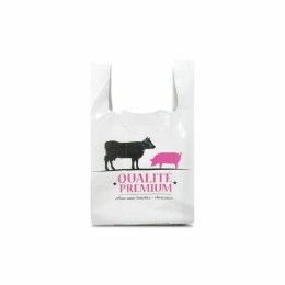Sac bretelles plastique BD 50 microns "Qualité premium" 26 x 6 + 6 x 45 cm - par 500