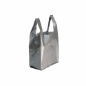 Sac bretelles plastique BD 50 microns argent 26 x 6 + 6 x 45 cm - par 500