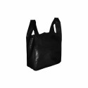 Sac bretelles plastique BD 50 microns noir 26 x 6 + 6 x 45 cm - par 500