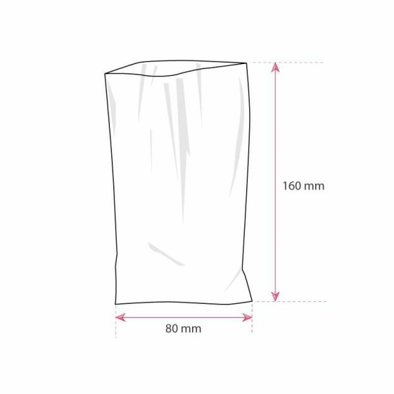 Sac Plastique Tansparent, 400Pcs OPP Sachet Alimentaire, 8cm x 16cm Sac  Autocollant, Sac Cellophane, Sachet Emballage Transparent Alimentaire pour  Boulangerie Bonbon Chocolat Sucette Biscuits : : Cuisine et Maison