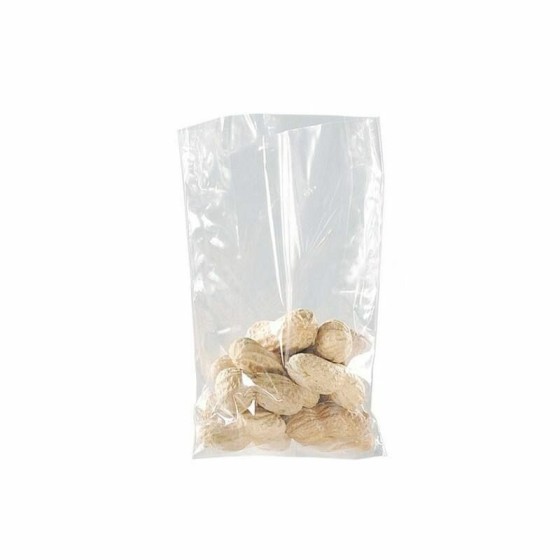 Sac 'cellophane™' transparent plat avec fond carton 12x26cm par