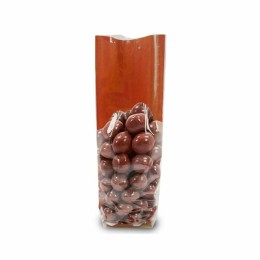 Sachet confiseur fond carton 12 x 26 cm polykraft rouge - par 100