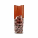 Sachet confiseur fond carton 12 x 26 cm polykraft rouge - par 100