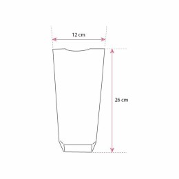 Sachet plastique fond carton "Dentelle blanche" 12 x 26 cm - par 100