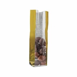 Sachet confiseur fond carton BANDE OR 14 x 30,5 cm - par 100