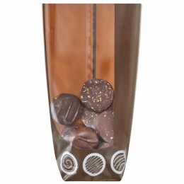 Sachet confiseur fond carton marron 10 x 22 cm - par 100