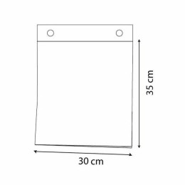 Sac liassé PEBD 20 microns transparent 30 x 35 cm - par 5000