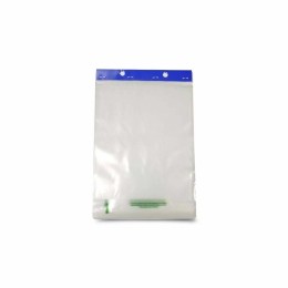 Sac liassé plastique 50 microns transparent fixation 2 encoches 30 x 35 cm - par 200