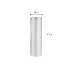 Sac sous vide gaufré 90 microns en rouleau de 20 cm x 6 m - par 2