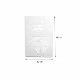 Sac abattoir non liassé plastique transparent 50 microns 32 x 46 cm - par 100