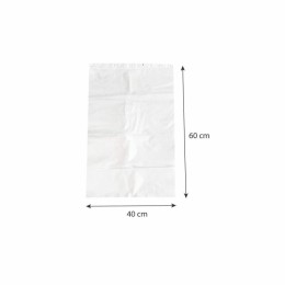Sac abattoir liassé plastique transparent 25 microns 40 x 60 cm - par 100