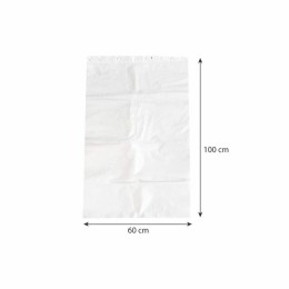 Sac abattoir liassé plastique transparent 50 microns 60 x 100 cm - par 100