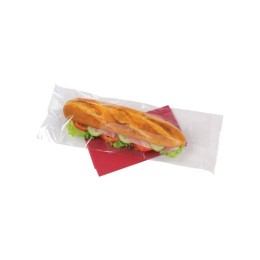 Sac alimentaire réutilisable en silicone, Format sandwich, Transparent, 450  ml