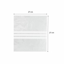 Sachet plastique à fermeture zip 27 x 27 cm - par 500