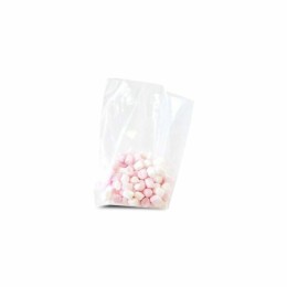 Sac plastique transparent 10 + 3,5 + 3,5 x 19,5 cm - par 500