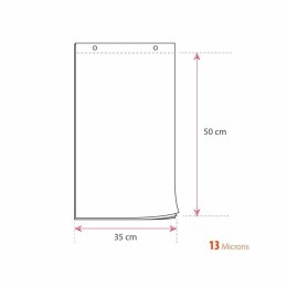 Sac liasse biosourcé transparent 35 x 50 cm - par 2000