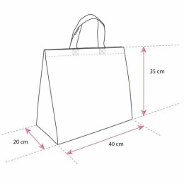 Sac réutilisable polypropylène 40 x 20 x 35 cm décor METIERS DE BOUCHE  - par 25