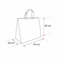 Sac réutilisable PP 44 x 20 x 40 cm décor "Joyeux Noël - HOHO" - par 125