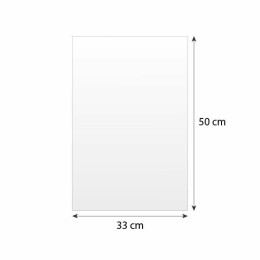 Papier thermoscellable kraft brun 50 g/m² format 33 x 50 cm - par 10 kg