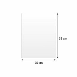 Papier paraffiné pure pâte 1 face blanc 50 g/m² 25 x 33 cm - par 10 kg