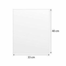 Papier paraffiné pure pâte 1 face blanc 50 g/m² 33 x 40 cm - par 10 kg