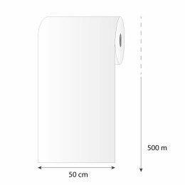 Papier paraffiné pure pâte 1 face blanc 50 g/m² en bobine de 50 cm - par 10 kg