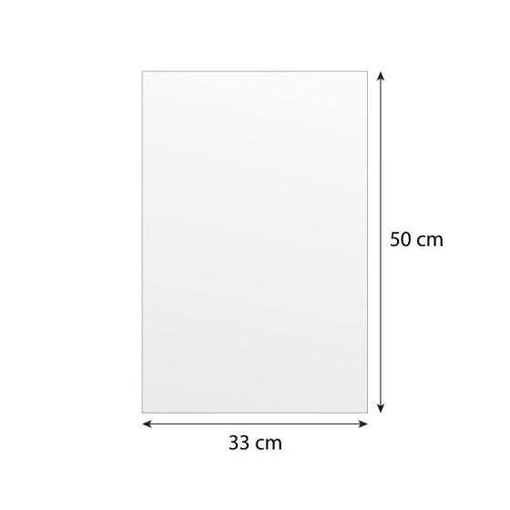 Papier duplex blanc 58 g/m² en feuilles de 33 x 50 cm - par 10 kg