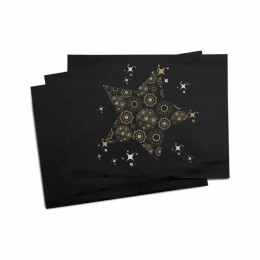 Papier paraffiné 1 face noir décor Noël 50 g/m² 25 x 33 cm - par 10 kg