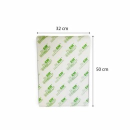 Papier paraffiné cire végétale 1 face 52 g/m² biodégradable 32 x 50 cm - par 15 kg