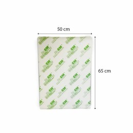 Papier paraffiné cire végétale 1 face 52 g/m² biodégradable 50 x 65 cm - par 15 kg