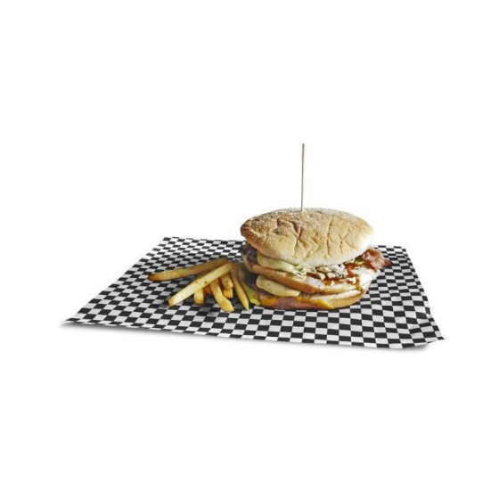 Lot de 300 feuilles de papier sulfurisé carré pour hamburger 14 cm :  : Cuisine et Maison