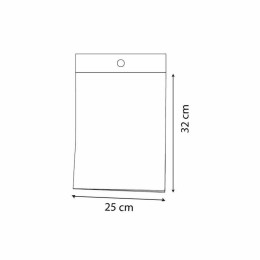 Feuille liasse 25 x 32 cm 10 microns transparente - par 10000