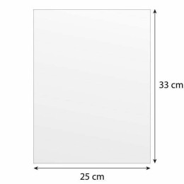 Papier thermoscellable blanc 60 gr/m² format  25 x 33 cm - par 10 kg