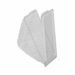 Boîte triangle 3 sandwichs cristal avec couvercle à charnière - 600