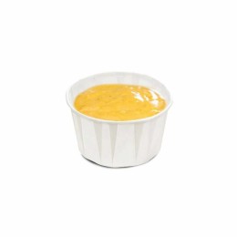 Caissette de cuisson ronde 5,4 x 4 cm en papier blanc - par 250