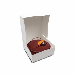 Boîte pâtissière blanche 16 x 16 x 8 cm - par 50