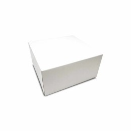 Boîte pâtissière blanche 20 x 20 x 10 cm - par 50