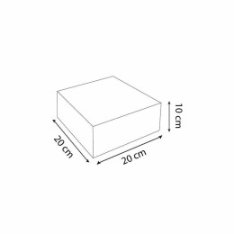 Boîte pâtissière blanche 20 x 20 x 10 cm - par 50
