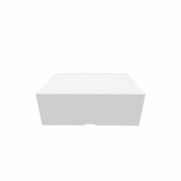 Boîte pâtissière carton blanche 23 x 23 x 10 cm - par 50