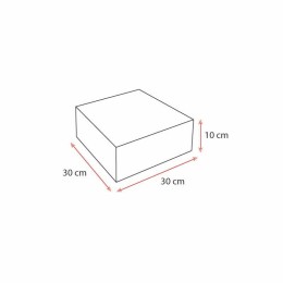 Boîte pâtissière blanche 30 x 30 x 10 cm - par 50