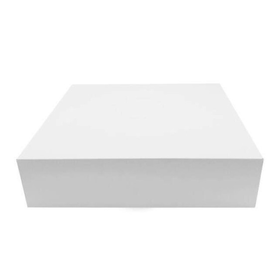 Boîte pâtissière blanche 40 x 40 x 9 cm - par 25